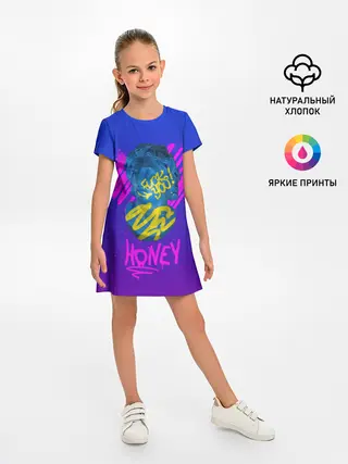 Детское платье / Вандал Арт - СЛАДКИЙ градиент