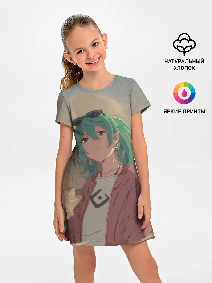 Детское платье / Мику Хатсуне. ВОКАЛОИД