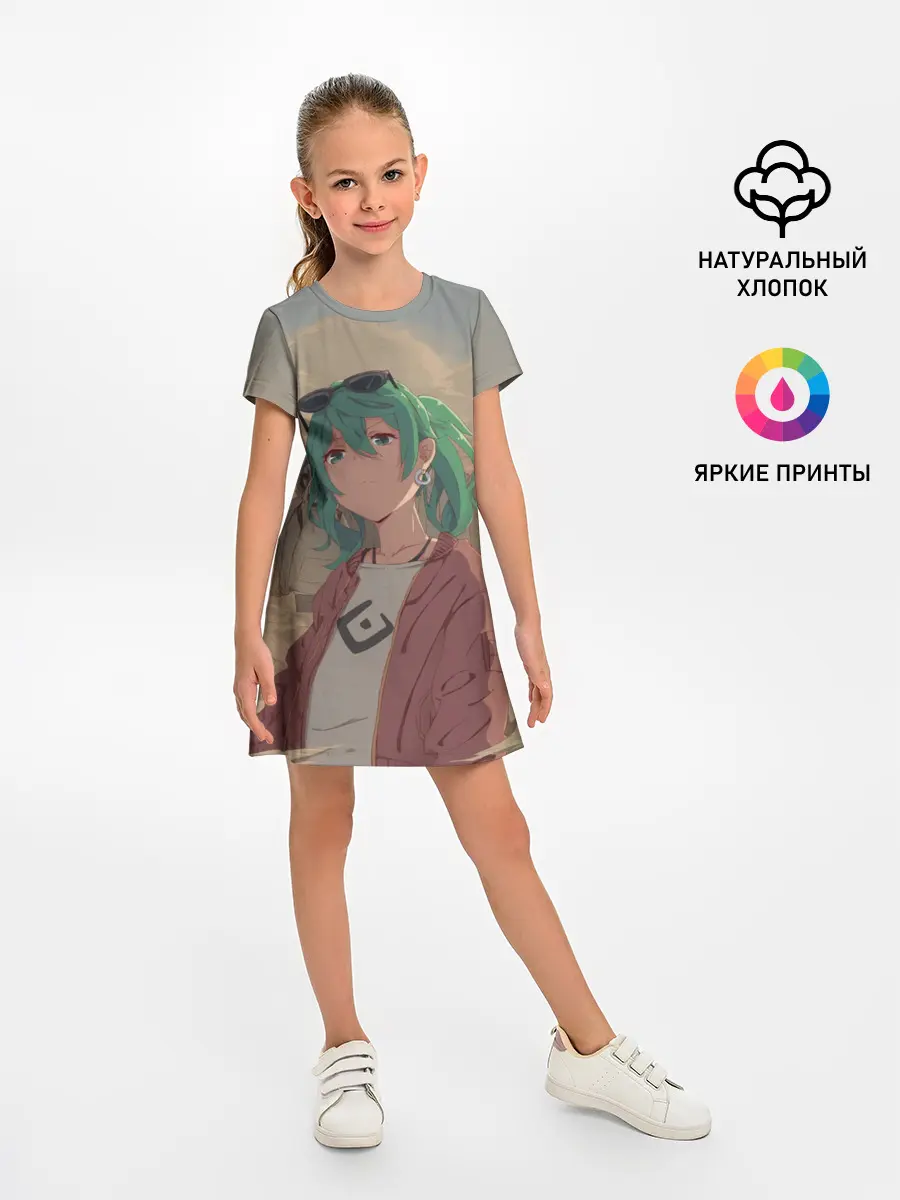 Детское платье / Мику Хатсуне. ВОКАЛОИД