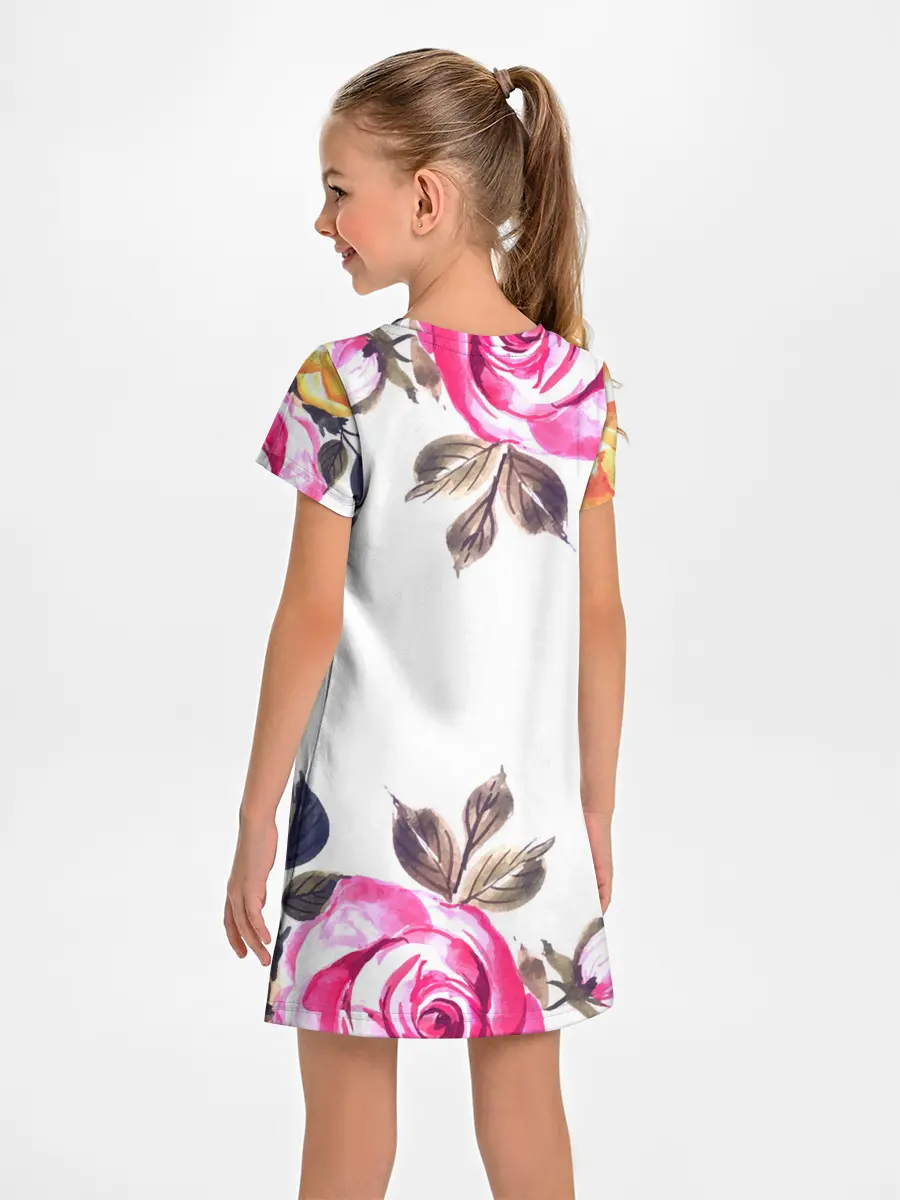 Детское платье / Розы