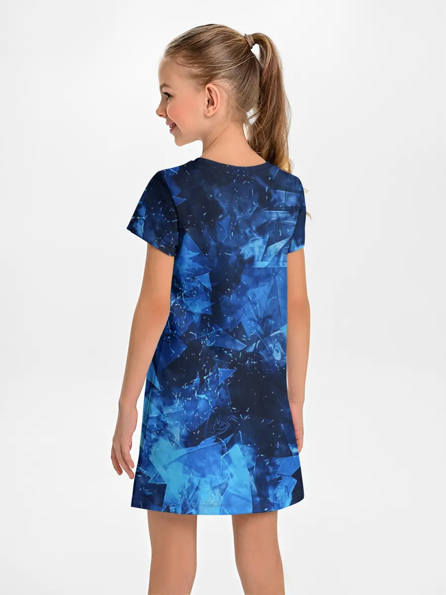 Детское платье / Blue Abstraction