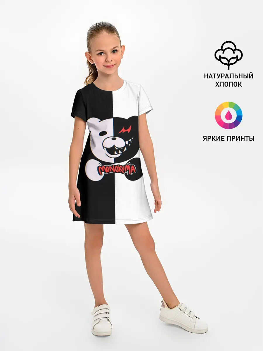 Детское платье / MONOKUMA / МОНОКУМА GLITCH