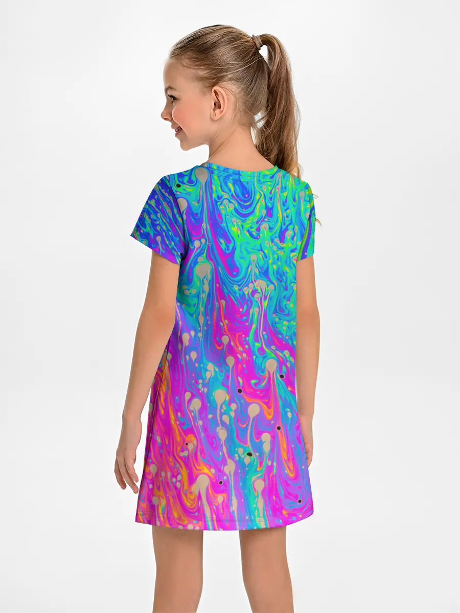 Детское платье / НЕОНОВАЯ ПАЛИТРА