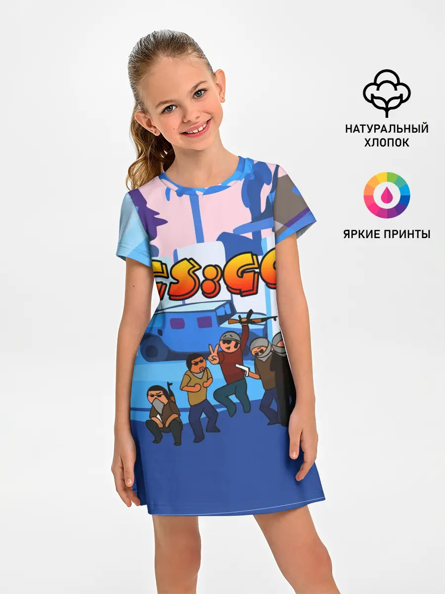 Детское платье / CS GO МУЛЬТФИЛЬМ