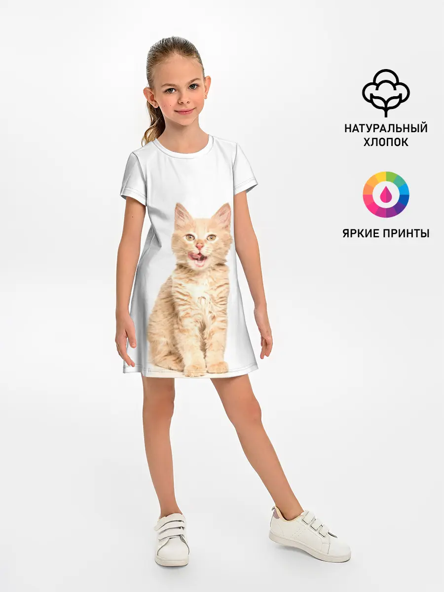 Детское платье / Кошечка