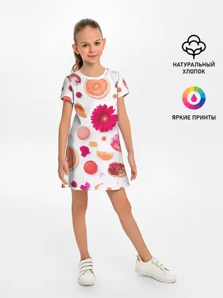 Детское платье / Фрукты