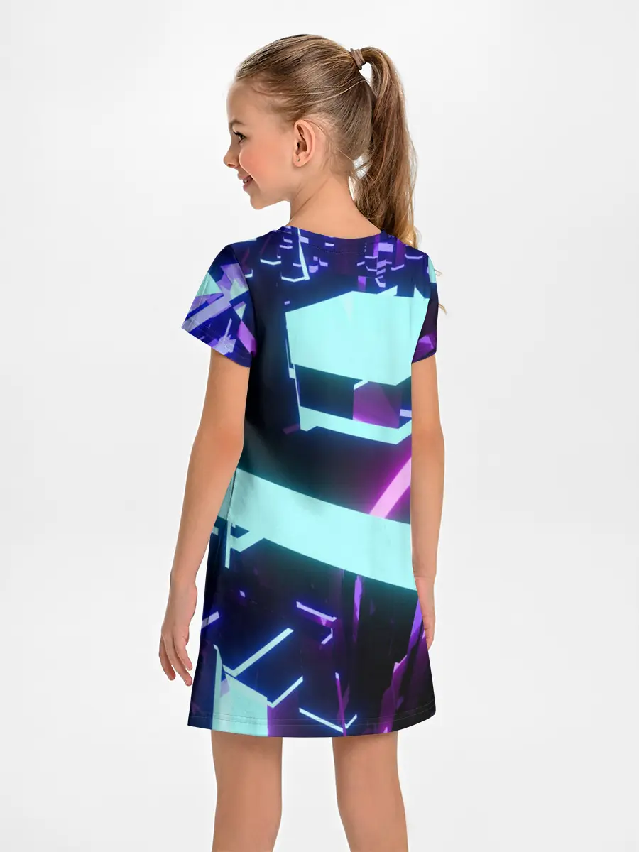 Детское платье / Blue Neons