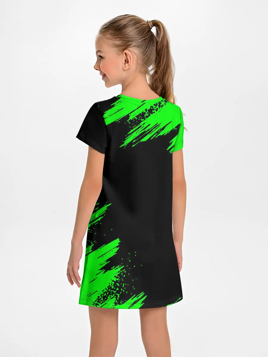 Детское платье / MINECRAFT