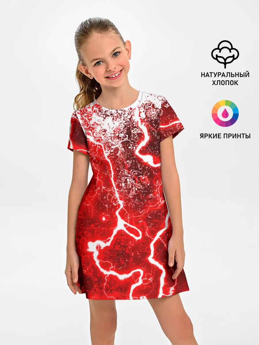 Детское платье / БРЫЗГИ КРАСОК