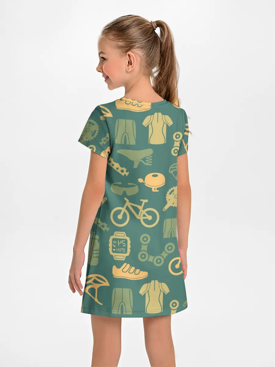 Детское платье / Велосипедист