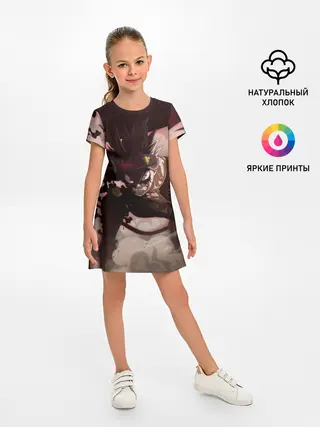 Детское платье / Астер в боевой позе