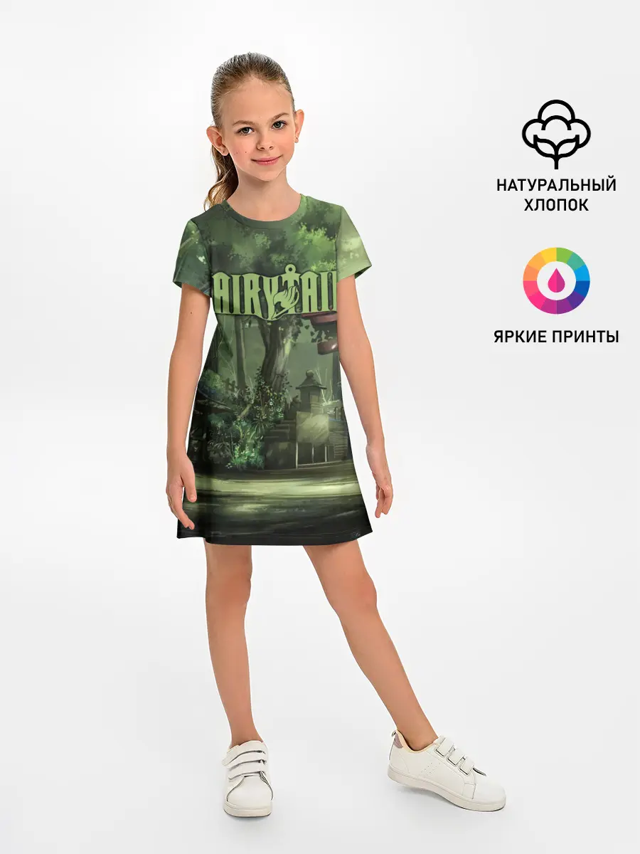 Детское платье / Фейри Тейл лес