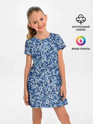 Детское платье / ВЯЗАНЫЙ КАМУФЛЯЖ