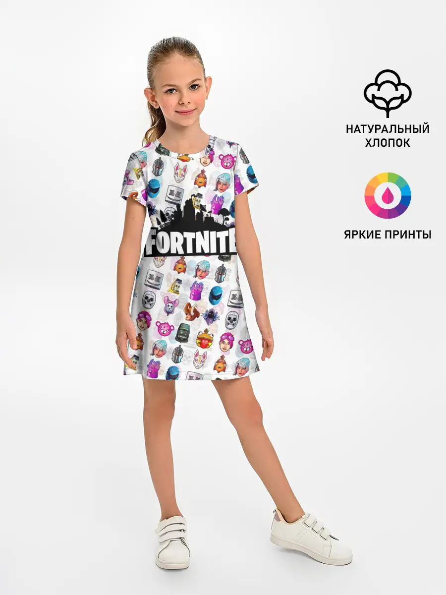 Детское платье / FORTNITE