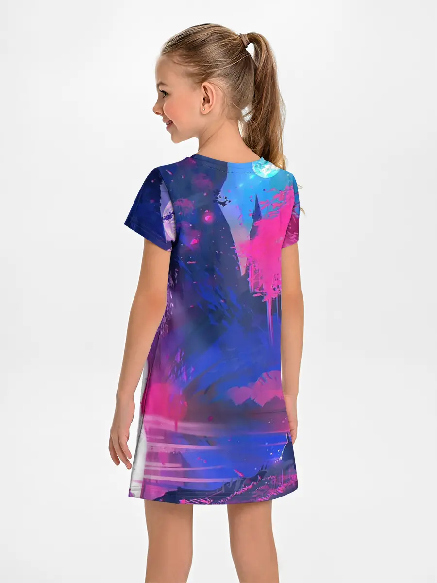 Детское платье / Неоновые Краски