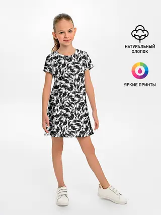 Детское платье / Щенки Французского Бульдога