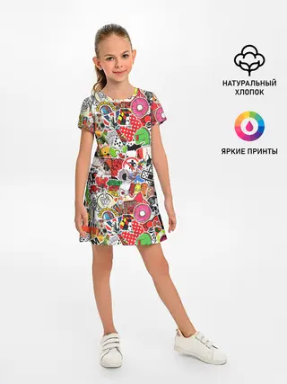 Детское платье / Sticker Bombing