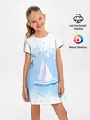 Детское платье / ОДИНОКАЯ ЛОДКА | SAILBOAT