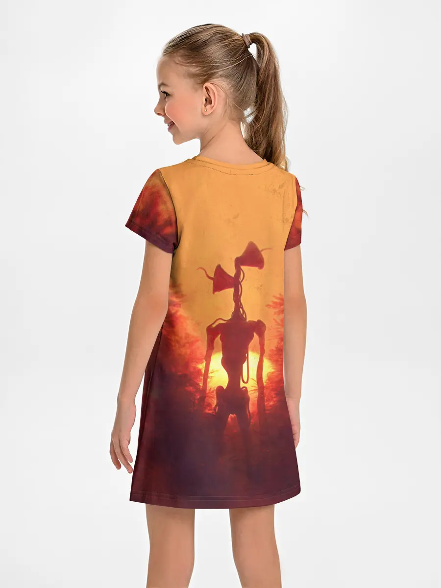 Детское платье / СИРЕНОГОЛОВЫЙ НА ЗАКАТЕ