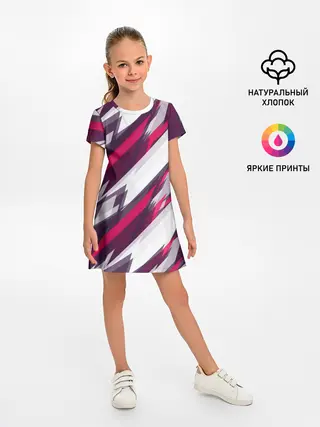 Детское платье / Абстракция ,,Пламя
