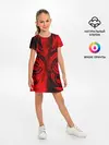 Детское платье / BLACK RED DRAGONS TATOO
