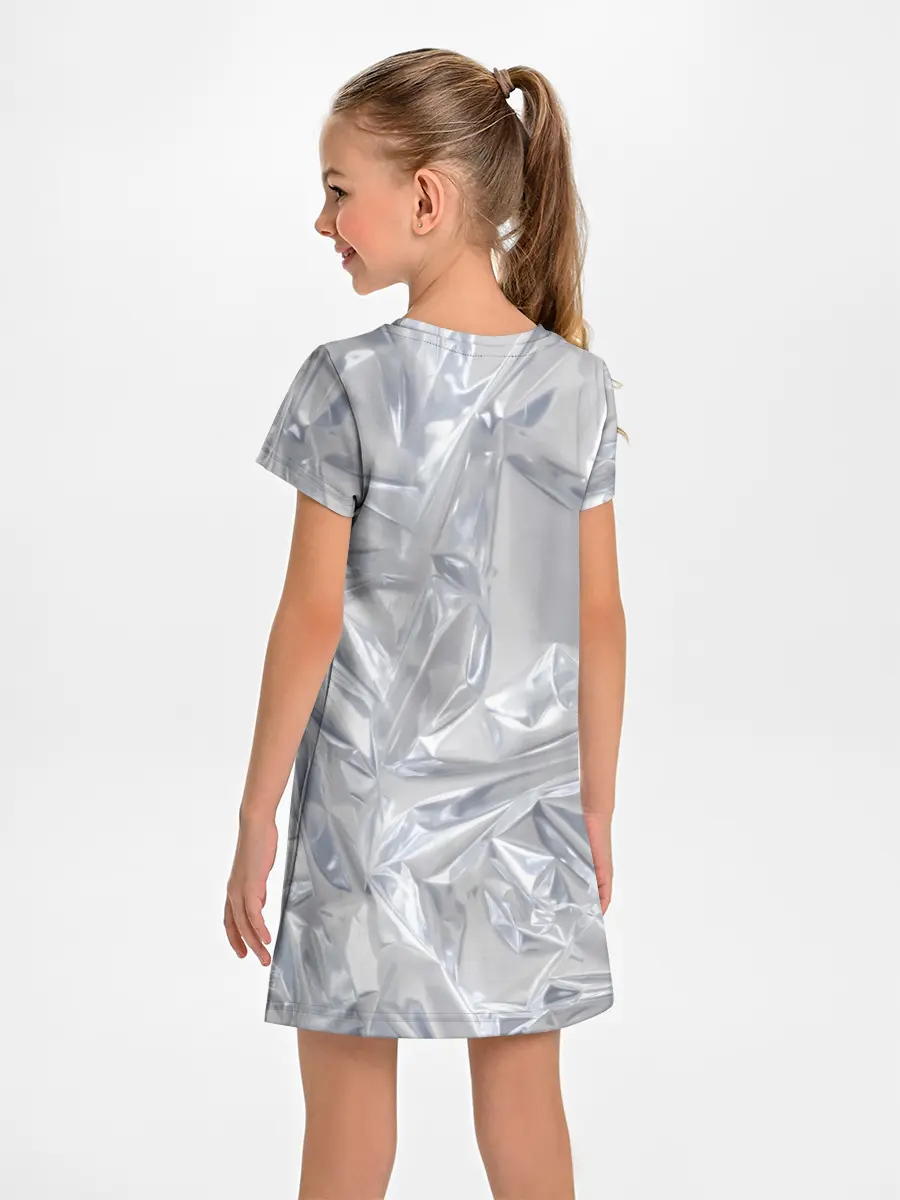 Детское платье / Голографичная фольга