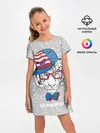 Детское платье / Крутой белый тигр