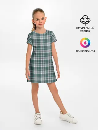Детское платье / Узор в клетку