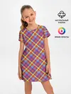 Детское платье / Клеточный узор