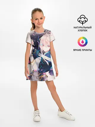 Детское платье / Girl with katana