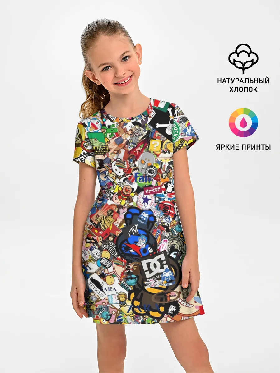 Детское платье / Стикеры