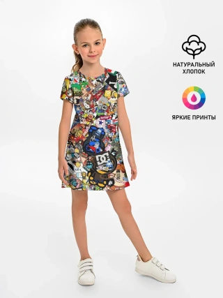 Детское платье / Стикеры