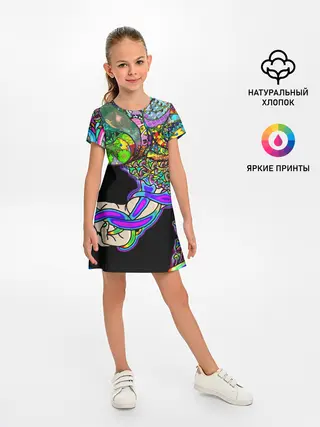 Детское платье / ПСИХОДЕЛИКА NEW