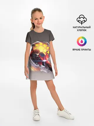 Детское платье / Чуя Накахара на мотоцикле взрыв