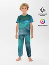 Детская пижама с брюками / Изумрудные Облака