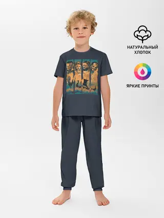 Детская пижама с брюками / Путь викинга