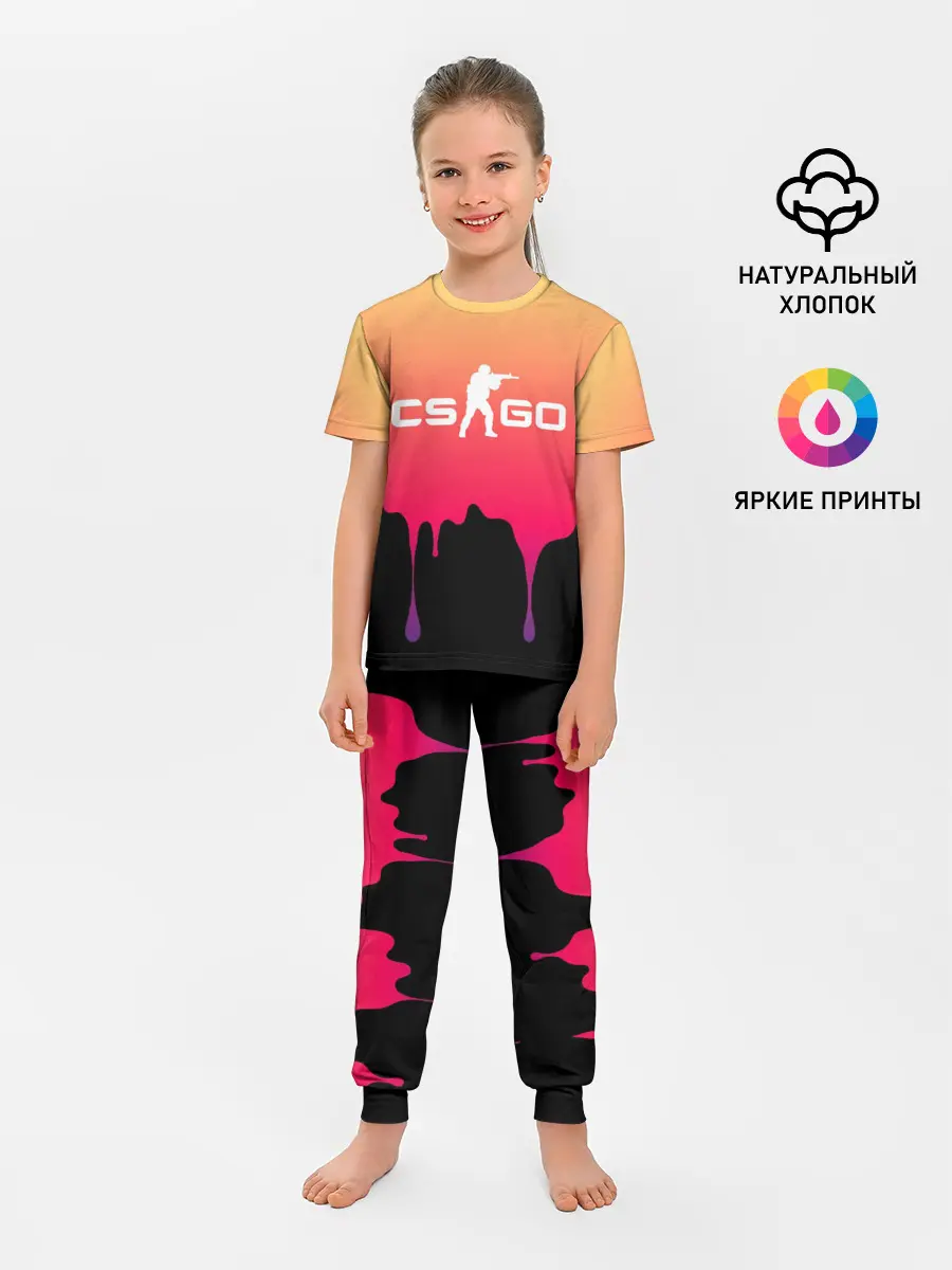 Детская пижама с брюками / CS GO GRADIENT