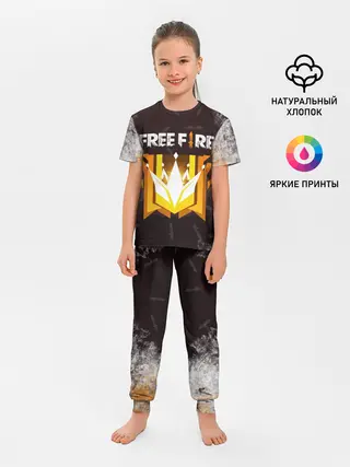 Детская пижама с брюками / Free Fire | Фри фаер
