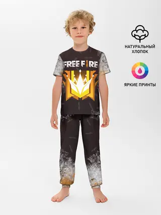 Детская пижама с брюками / Free Fire | Фри фаер