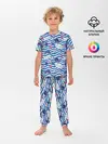Детская пижама с брюками / Киты и дельфины