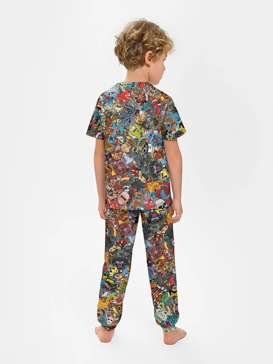 Детская пижама с брюками / Стикеры