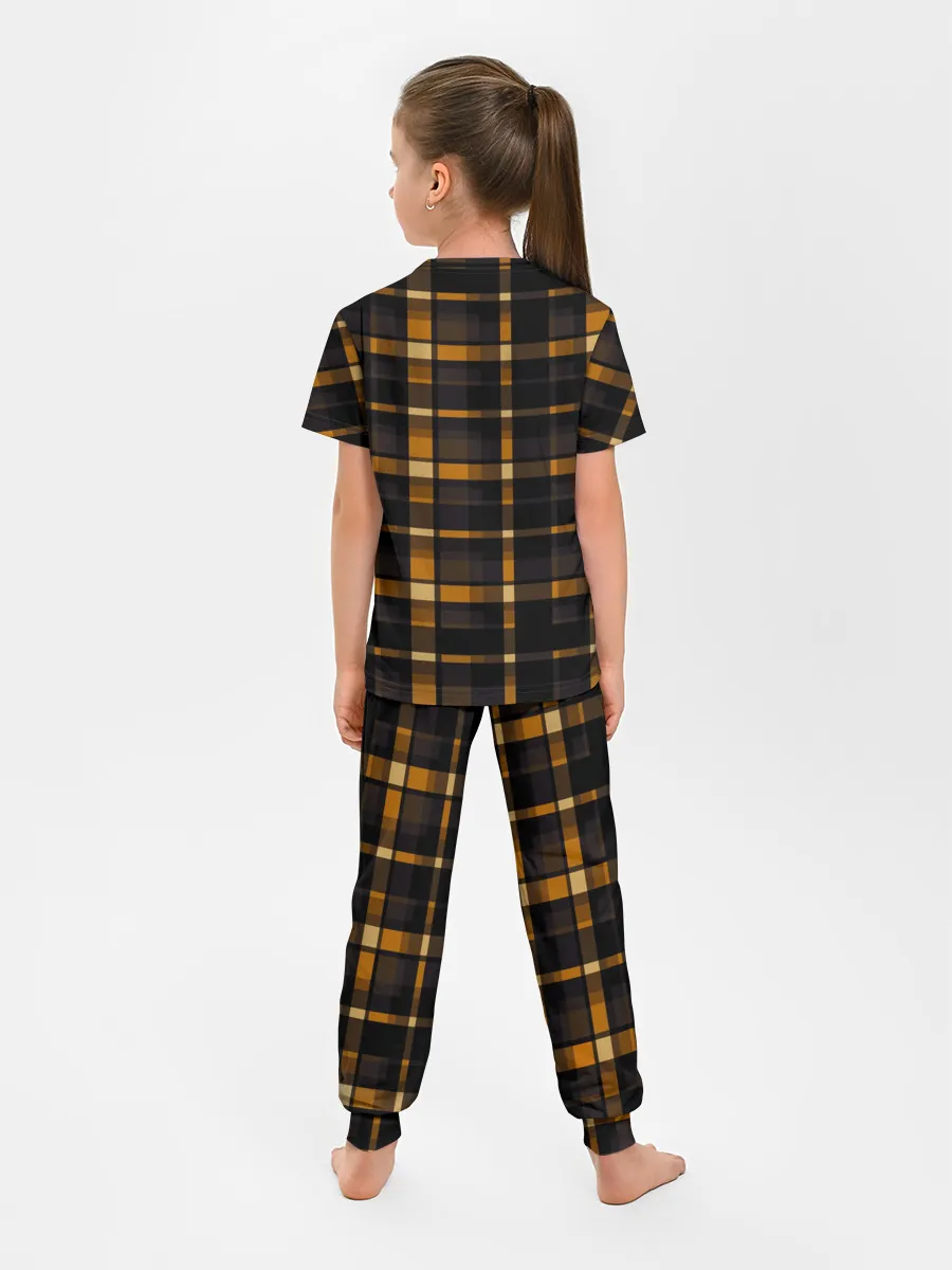 Детская пижама с брюками / В клетку