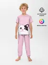 Детская пижама с брюками / котик штош