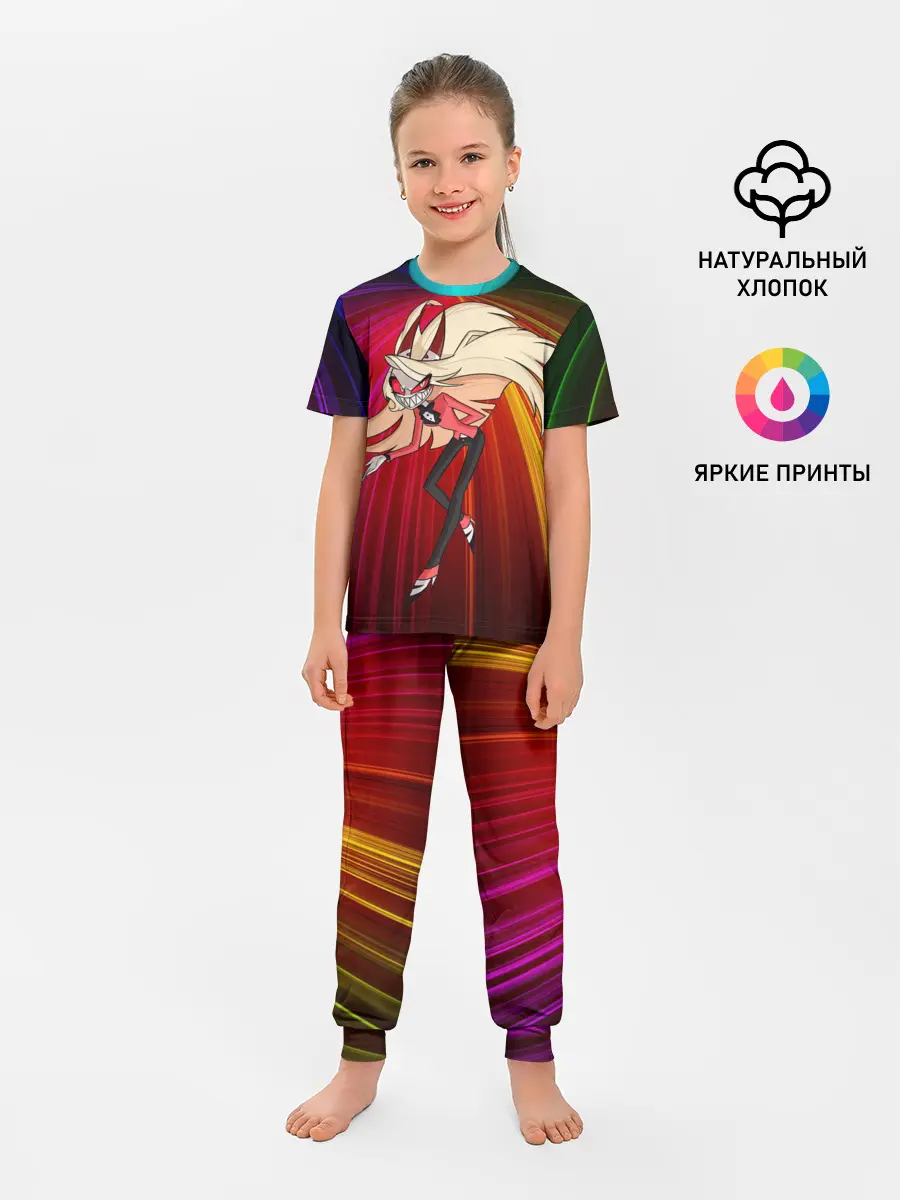 Детская пижама с брюками / Hazbin Hotel - Отель Хазбин