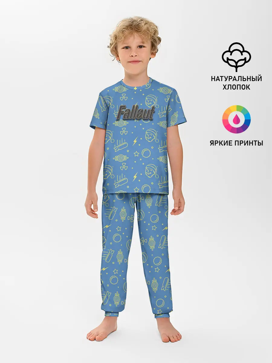Детская пижама с брюками / Фаллаут Арт