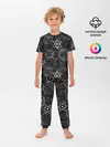 Детская пижама с брюками / Мистический узор