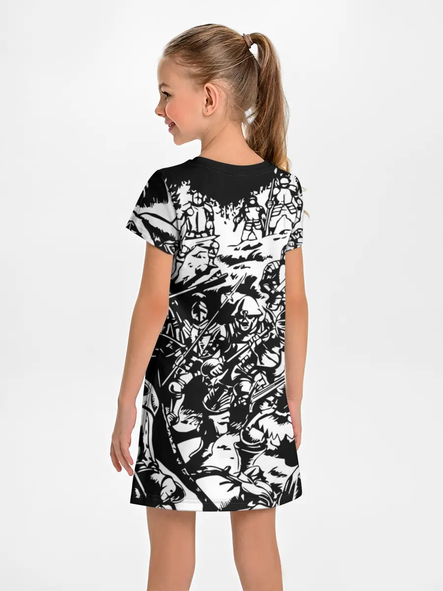 Детское платье / BERSERK background logo