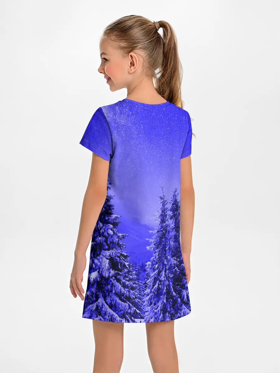 Детское платье / Зимний лес