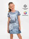 Детское платье / СНЕЖНЫЙ ПЕЙЗАЖ