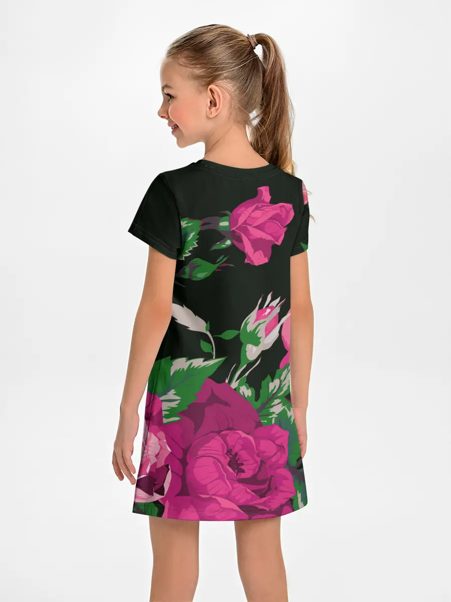 Детское платье / Розы